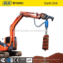 Excavator Auger Drilling